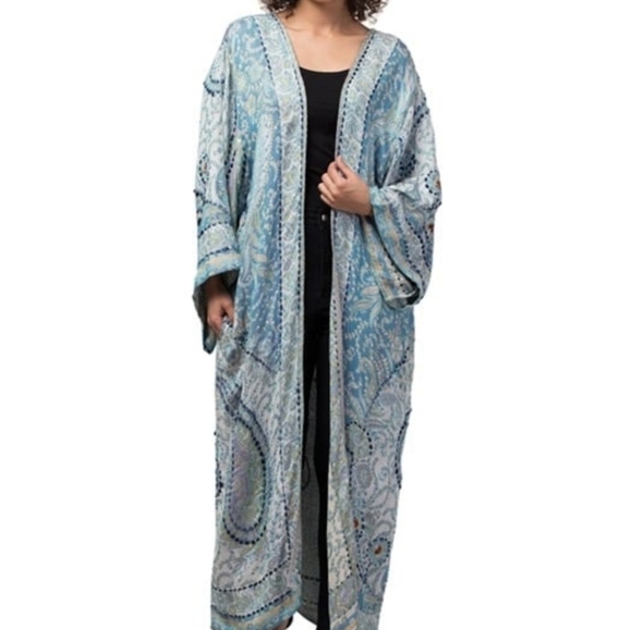 Ayka Diana Saphire Kimono Duster - Picture 2 of 4